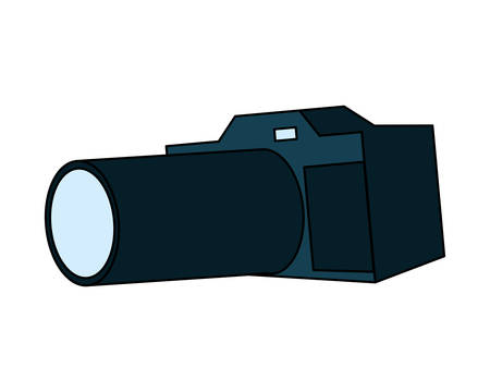 Camera icon design, Device gadget technology photography equipment digital and photo theme Vector illustrationのイラスト素材