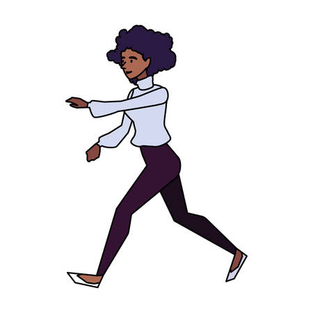 Avatar woman design, Girl female person people human and social media theme Vector illustrationのイラスト素材