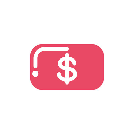 money with symbol dollar on white background vector illustration designのイラスト素材