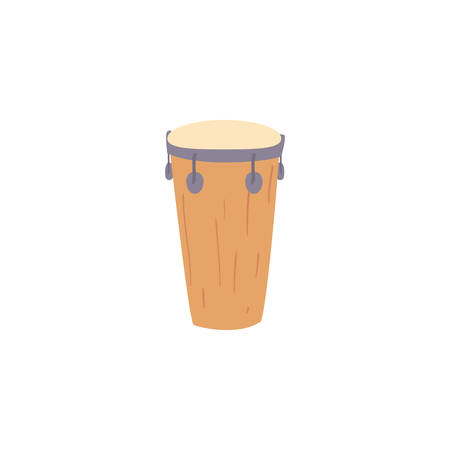 musical instrument congas on white background vector illustration designのイラスト素材
