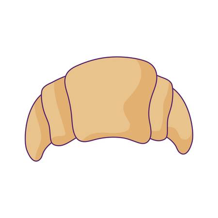 delicious croissant bread isolated icon vector illustration designのイラスト素材