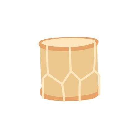 musical instrument timpani on white background vector illustration designのイラスト素材