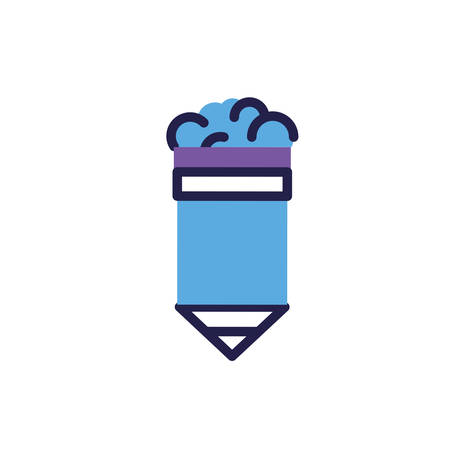pencil to write on white background vector illustration design vector illustration designのイラスト素材