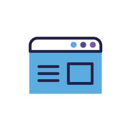 social network profile on white background vector illustration design vector illustration designのイラスト素材