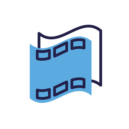 roll photographic on white background vector illustration designのイラスト素材