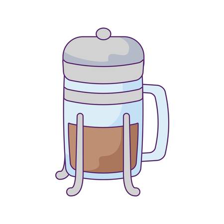 cup of beverage coffee isolated icon vector illustration designのイラスト素材
