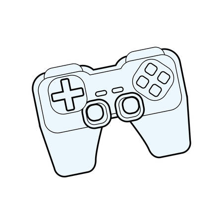video game control icon vector illustration designのイラスト素材