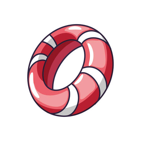 float protection summer accessory icon vector illustration designのイラスト素材