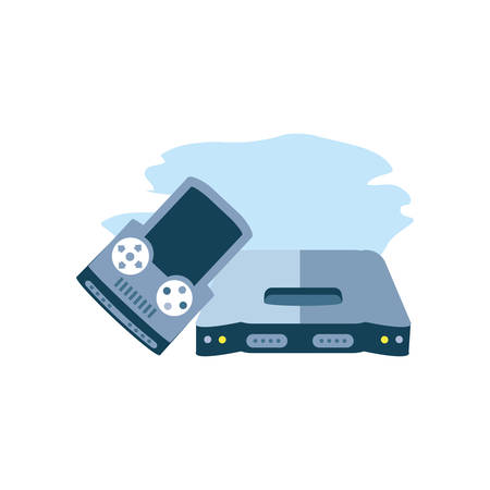 handle video game with console vector illustration designのイラスト素材