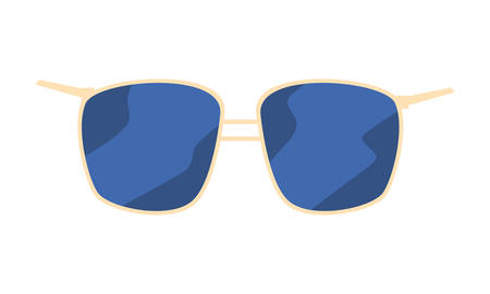Glasses design, Fashion style accessory summer eyesight optical lens and view theme Vector illustrationのイラスト素材