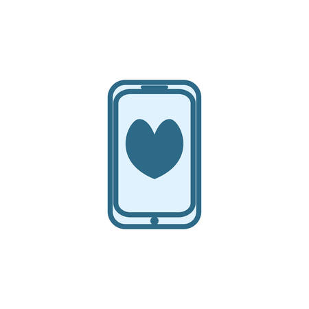 Smartphone icon design, Digital technology communication social media internet web and wireless theme Vector illustrationのイラスト素材
