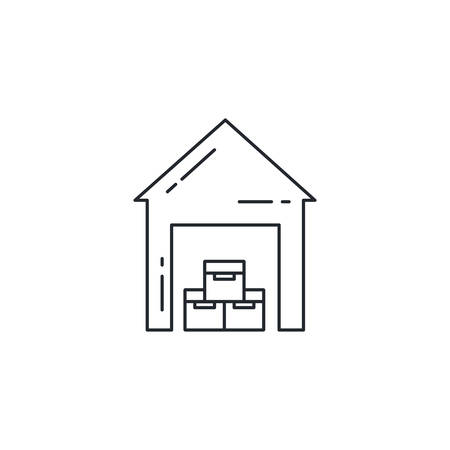 Box design, Delivery shipping logistics transportation distribution and merchandise theme Vector illustrationのイラスト素材