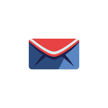 Envelope icon design, Email mail message letter marketing communication card and document theme Vector illustrationのイラスト素材