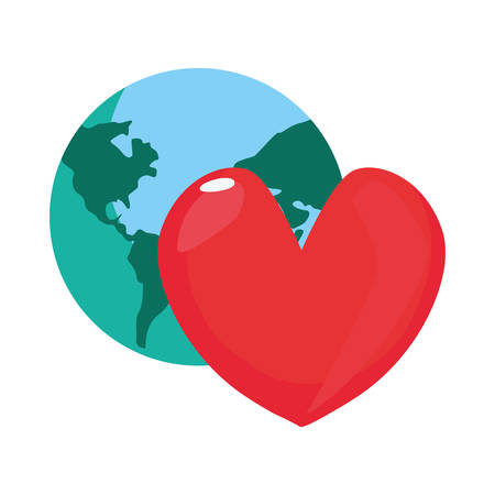 world heart love happy fathers day vector illustrationのイラスト素材