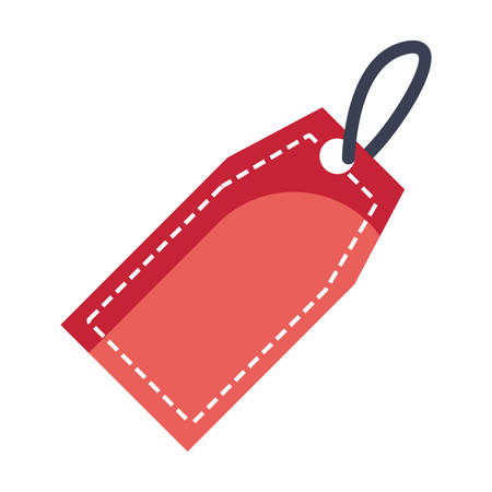 online shopping tag price on white background vector illustrationのイラスト素材