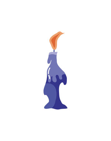 cartoon of candles on a white background vector illustration designのイラスト素材
