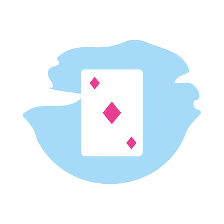 poker casino game card icon vector illustration designのイラスト素材