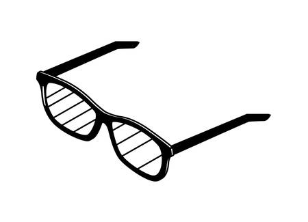 summer sunglasses optical accessory icon vector illustration designのイラスト素材