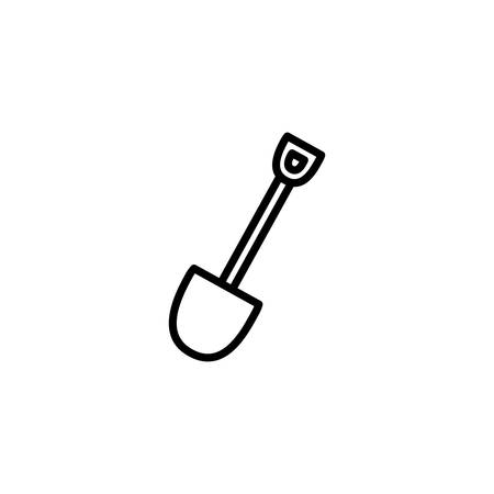 shovel design, Construction work repair reconstruction industry build and project theme Vector illustrationのイラスト素材