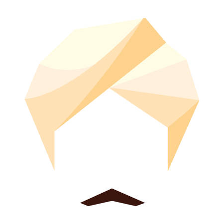 india independence day - indian man face vector illustrationのイラスト素材