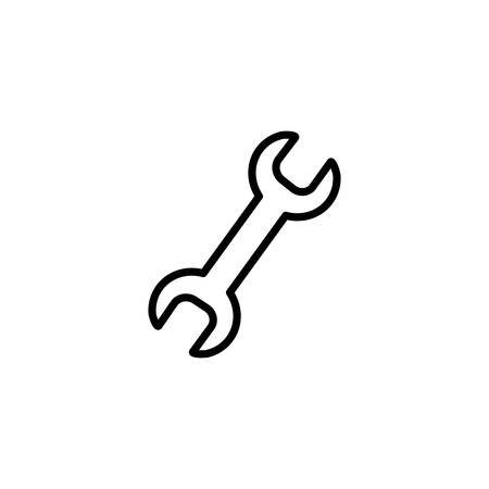 wrench design, Construction work repair reconstruction industry build and project theme Vector illustrationのイラスト素材