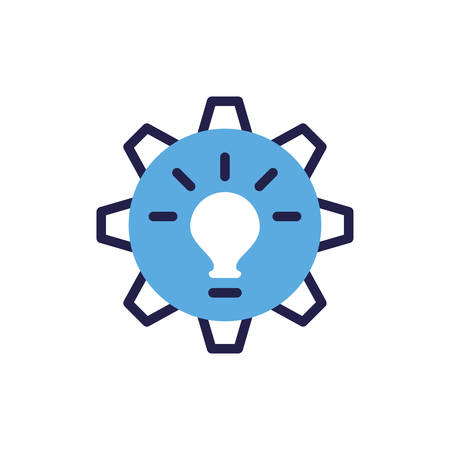 gearwheel tool in white background vector illustration designのイラスト素材