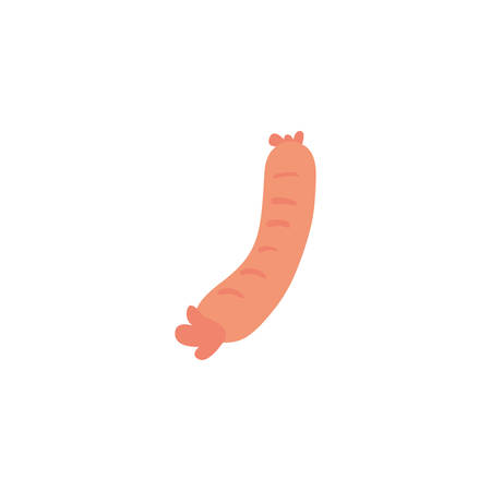 sausage icon design, Eat food restaurant menu dinner lunch cooking and meal theme Vector illustrationのイラスト素材