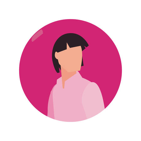 man character portrait cartoon design vector illustrationのイラスト素材