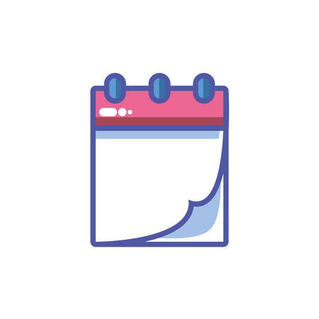 calendar reminder on white background vector illustration desingのイラスト素材