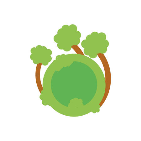 tree plants nature isolated icon vector illustration designのイラスト素材