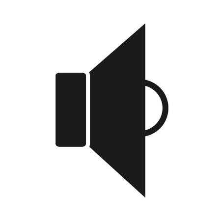 speaker volume music sound design vector illustrationのイラスト素材