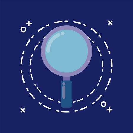 search magnifying glass isolated icon vector illustration designのイラスト素材
