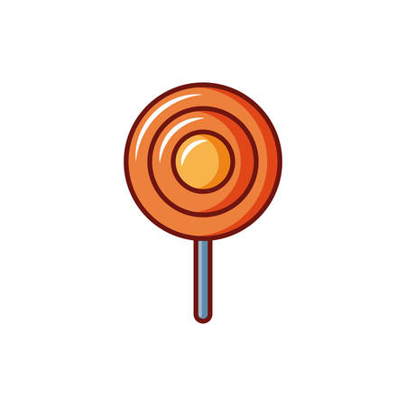 colorful lollipop on white background vector illustration designのイラスト素材