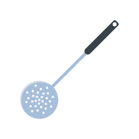skimmer cooking icon on white background vector illustrationのイラスト素材