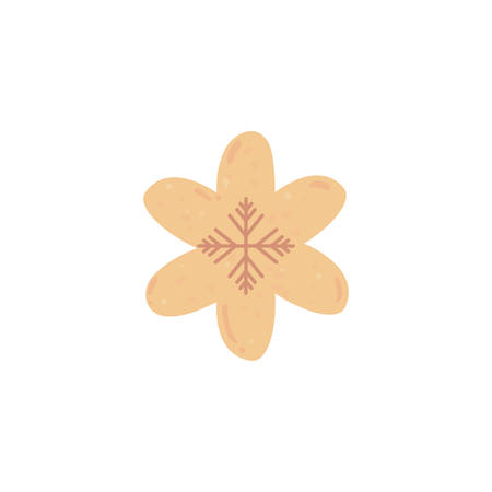 delicious cookies with christmas decoration vector illustration designのイラスト素材