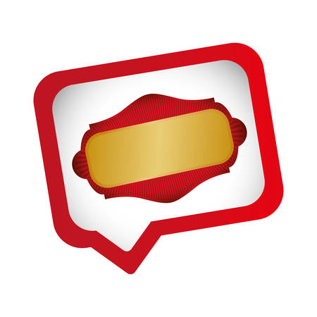 speech bubble message icon vector illustration designのイラスト素材