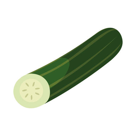 cucumber cooking icon on white background vector illustrationのイラスト素材