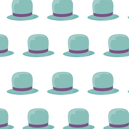 cute magic hat, gentleman hat on white background vector illustration designのイラスト素材