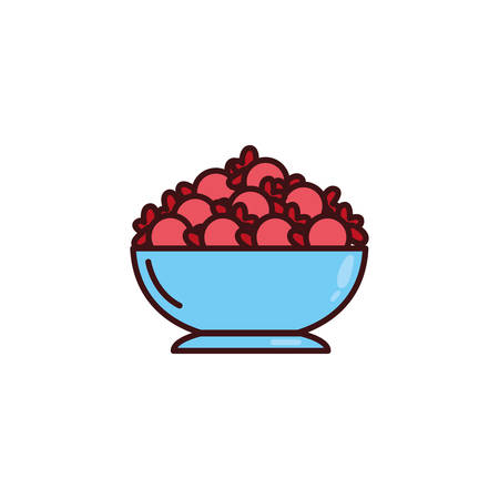 container with candies on white background vector illustration designのイラスト素材