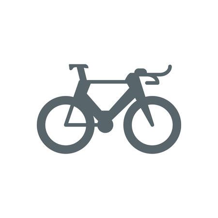 bike icon design, Vehicle bicycle cycle healthy lifestyle sport and leisure theme Vector illustrationのイラスト素材