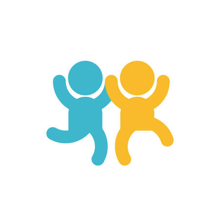 Avatar boys design, Kid childhood little people lifestyle casual person cheerful and cute theme Vector illustrationのイラスト素材