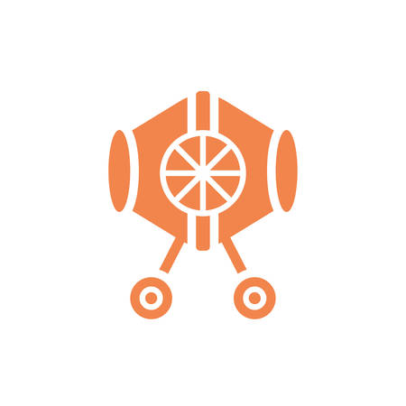 concrete mixer tool design, Under construction architecture work repair progress warning industry and build theme Vector illustrationのイラスト素材