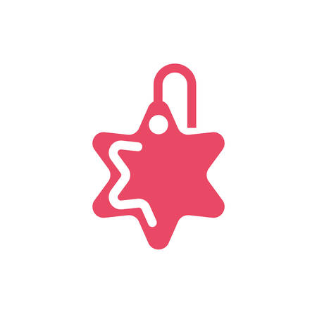 purchase tag red on white background vector illustration designのイラスト素材