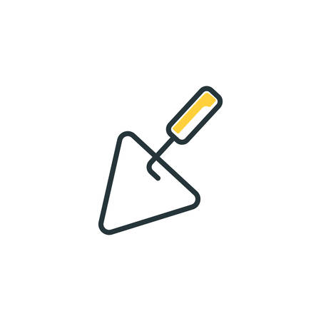trovel design, Construction work repair reconstruction industry build and project theme Vector illustrationのイラスト素材