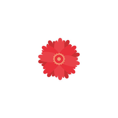 Natural flower design, floral nature plant ornament garden decoration and botany theme Vector illustrationのイラスト素材