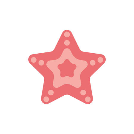 seastar animal design Sea life ecosystem fauna ocean underwater water nature marine tropical theme Vector illustrationのイラスト素材