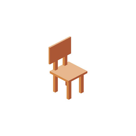 Chair design, Home room decoration interior living building apartment and residential theme Vector illustrationのイラスト素材
