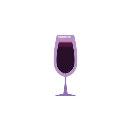 Wine cup design of Winery alcohol drink beverage restaurant celebration and party theme Vector illustrationのイラスト素材