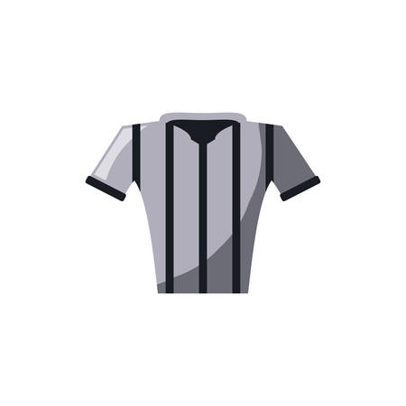 Referee tshirt design, American football super bowl sport hobby competition game training equipment tournement and play theme Vector illustrationのイラスト素材