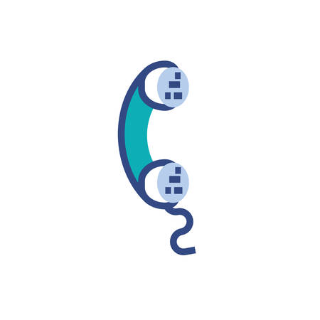 Phone icon design, Call telephone communication hotel office public dial connection and technology theme Vector illustrationのイラスト素材